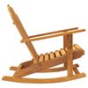 vidaXL Garden Adirondack Rocking Chair 79x100x103 cm Solid Wood Teak