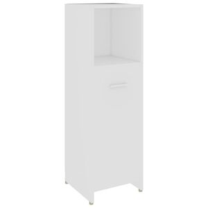 vidaXL Bathroom Cabinet White 30x30x95 cm Engineered Wood