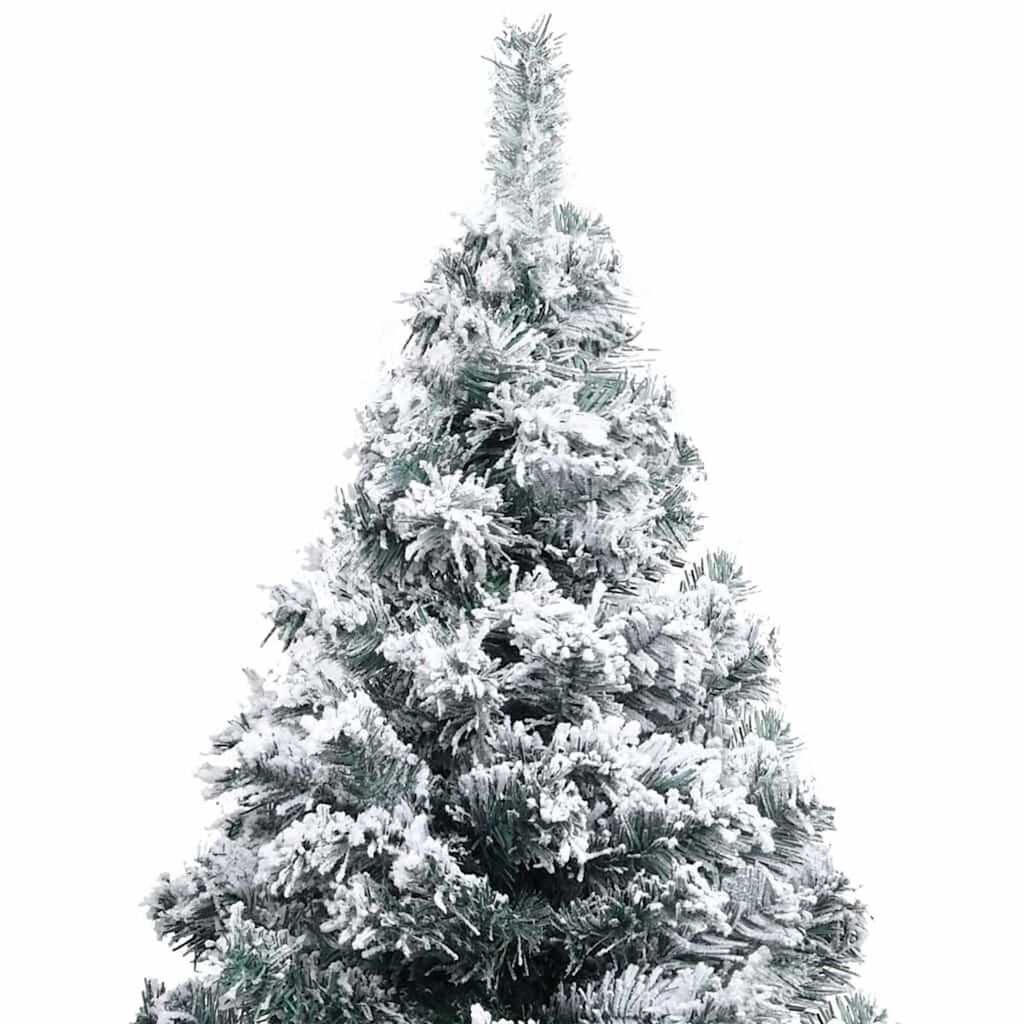 vidaXL Artificial Pre-lit Christmas Tree with Ball Set Green 150 cm PVC