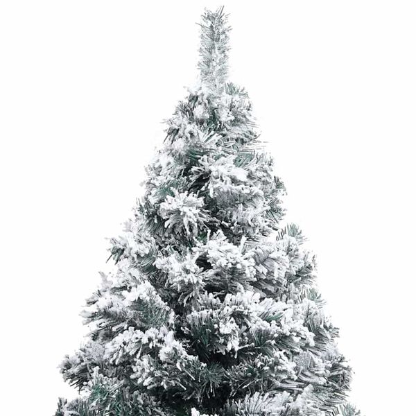 vidaXL Artificial Pre-lit Christmas Tree with Ball Set Green 150 cm PVC