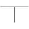 vidaXL Freestanding Manual Retractable Awning 400x300 cm Cream