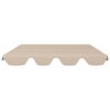 vidaXL Replacement Canopy for Garden Swing Beige 150/130x105/70 cm