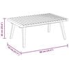 vidaXL Garden Coffee Table 90x55x35 cm Solid Acacia Wood