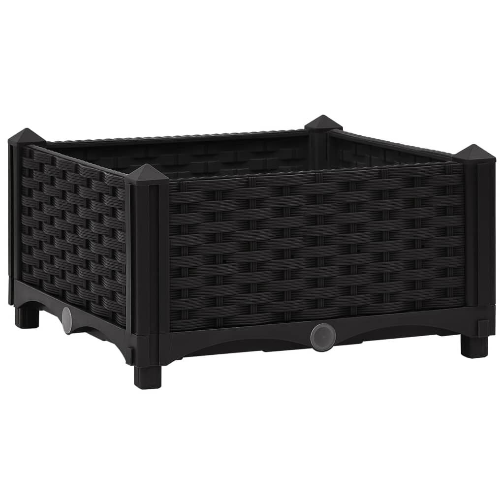 vidaXL Raised Bed 40x40x23 cm Polypropylene