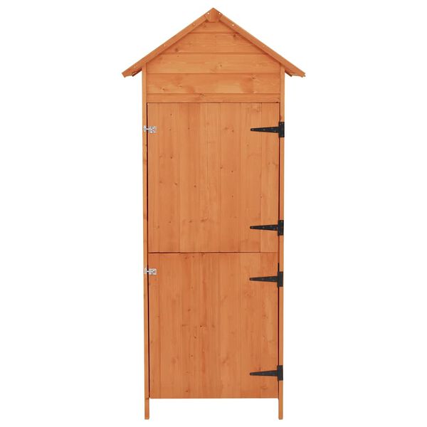 vidaXL Garden Storage Cabinet Brown 42.5x64x190 cm