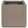vidaXL Garden Planter Grey 36 x 36 x 35 cm Polypropylene