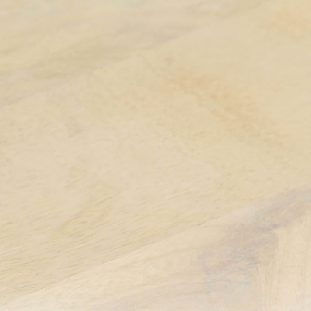 vidaXL Coffee Table White 68x68x30 cm Solid Mango Wood