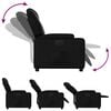 vidaXL Electric Recliner Chair Black Faux Leather