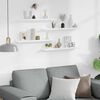 vidaXL Wall Shelves 4 pcs White 60x9x3 cm