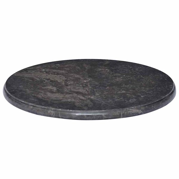 vidaXL Table Top Black &Oslash;50x2.5 cm Marble