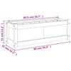 vidaXL Garden Planters 2 pcs Solid Wood Pine