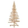 vidaXL Christmas Trees with Stand Natural 120 cm Solid pine wood
