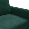 vidaXL 2-Seater Sofa Dark Green 120 cm Velvet