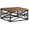 vidaXL Coffee Table 68x68x35 cm Solid Reclaimed Wood