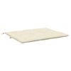 vidaXL Garden Bench Cushion Cream White 120x(50+50)x7cm Oxford Fabric