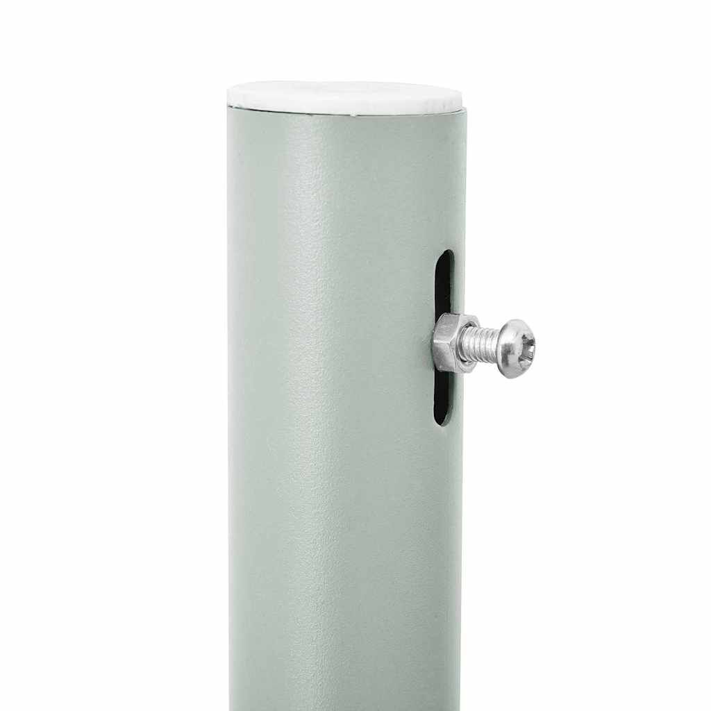 vidaXL Patio Retractable Side Awning 140x600 cm Grey