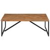 vidaXL Coffee Table 110x110x36 cm Solid Acacia Wood