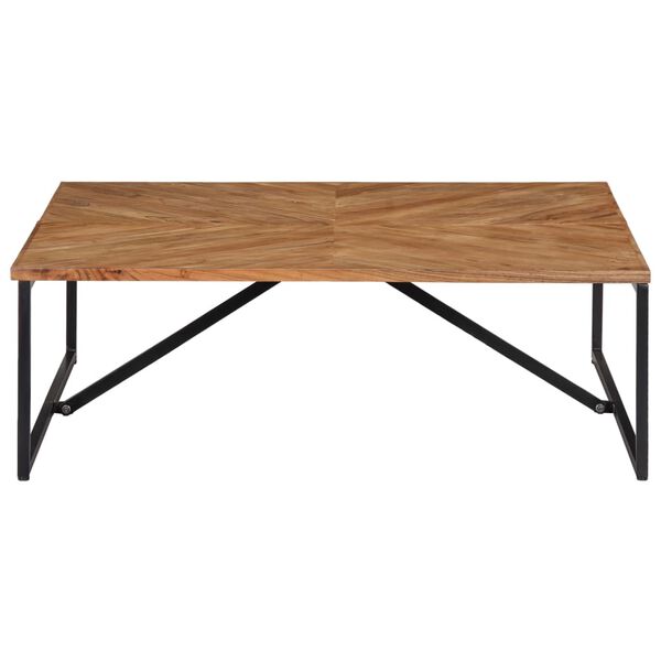 vidaXL Coffee Table 110x110x36 cm Solid Acacia Wood