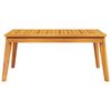 vidaXL Garden Dining Table 100x55x45 cm Solid Wood Acacia