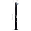 vidaXL Outdoor Solar Shower with Shower Head and Faucet 40 L