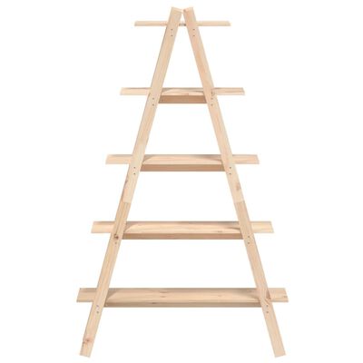 vidaXL 5-Tier Shelf A-shape 110x40x180.5 cm Solid Wood Pine