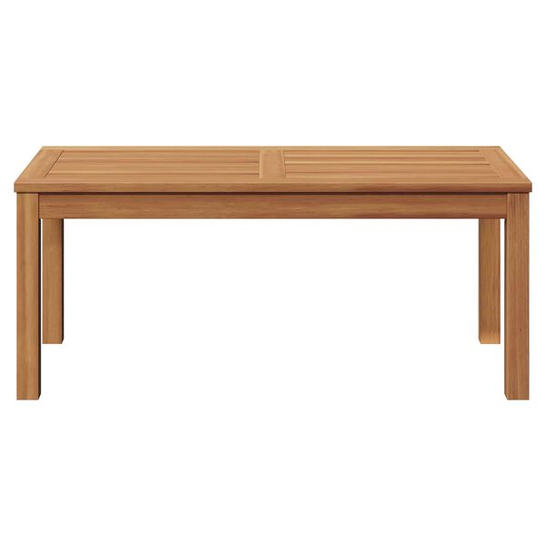 vidaXL Table Brown 95 x 45 x 40 cm Solid Teak Wood