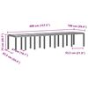 vidaXL Garden Dining Set 17 pcs Anthracite Polt rattan