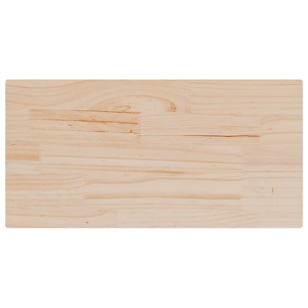 vidaXL Table Tops 2 pcs 80x40x1.7 cm Rectangular Solid Wood Pine