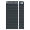 vidaXL Garden Shed Anthracite 191x130x198 cm Galvanised Steel