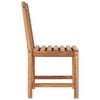 vidaXL Garden Chairs 4 pcs with Cushions Solid Teak Wood