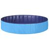vidaXL Foldable Dog Swimming Pool Folding Blue 160 x 160 x 30 cm PVC
