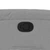 vidaXL Stand up Recliner Chair Light Grey Fabric