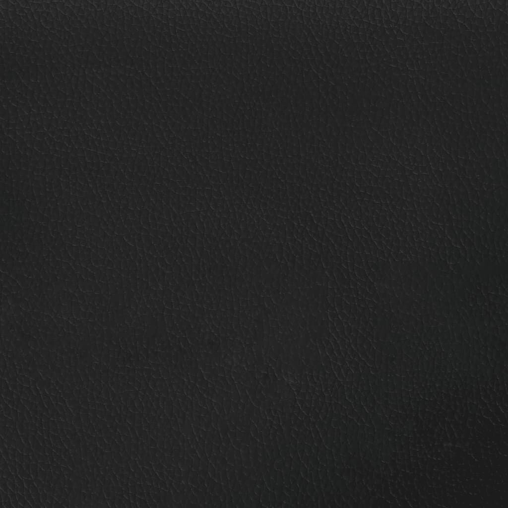 vidaXL Headboard Cushion "Zadar" Black 100 cm Faux Leather