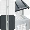 vidaXL Bird Cage Anthracite 416.5 x 103 x 142 cm Galvanised steel