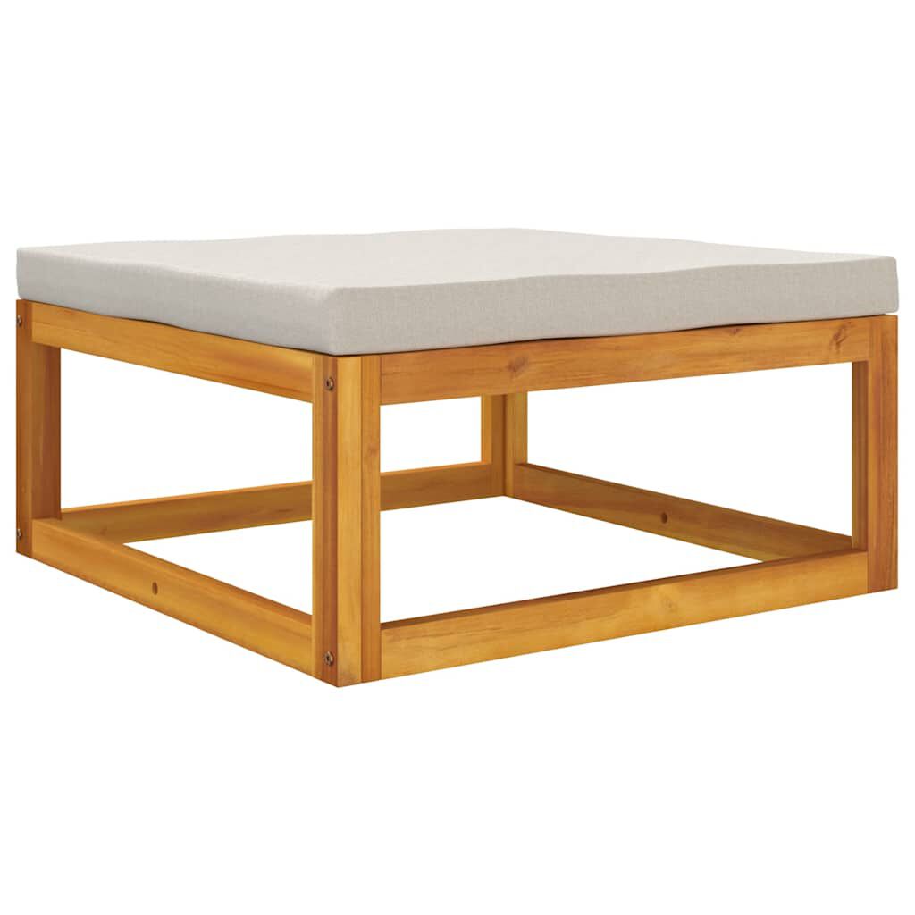 vidaXL 3 Piece Garden Lounge Set with Cushions Solid Wood Acacia