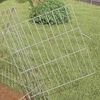 vidaXL Rabbit Cage Silver 110 x 55 x 55 cm Galvanised Steel