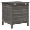 vidaXL Garden Storage Box Anthracite 50x49x56.5 cm Solid Wood Fir