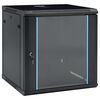 vidaXL 12U Wall Mounted Network Cabinet 19" IP20 600x600x640 mm