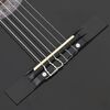 vidaXL 12 Piece Western Classical Guitar Set with 6 Strings Black 38"