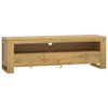 vidaXL TV Cabinet 110x30x35 cm Solid Wood Teak