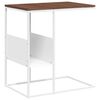 vidaXL Side Table white 55x36x59.5 cm Engineered Wood