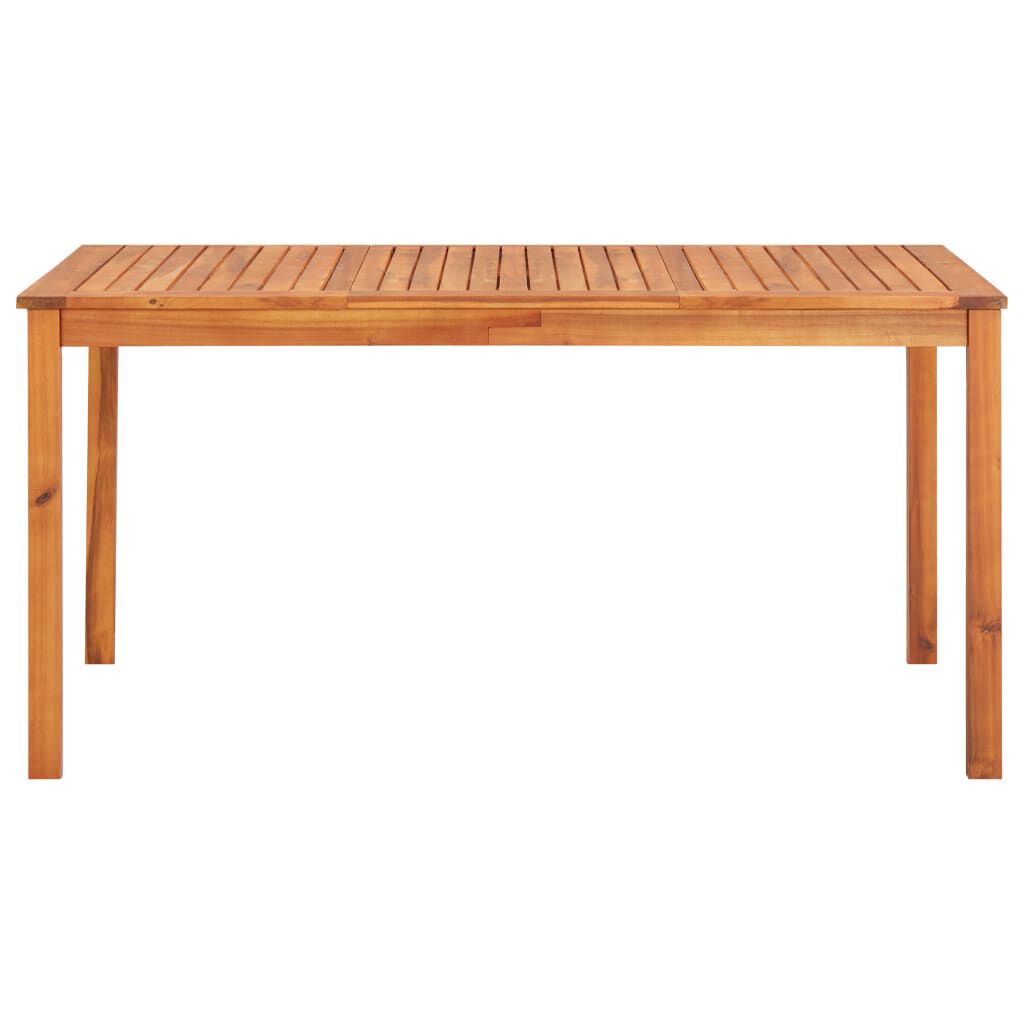 vidaXL 7 Piece Garden Dining Set with Cushions Solid Acacia Wood