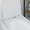 vidaXL Quick Release Toilet suitable for Seat White 44 x 36.4 x 3.4 cm Duroplast