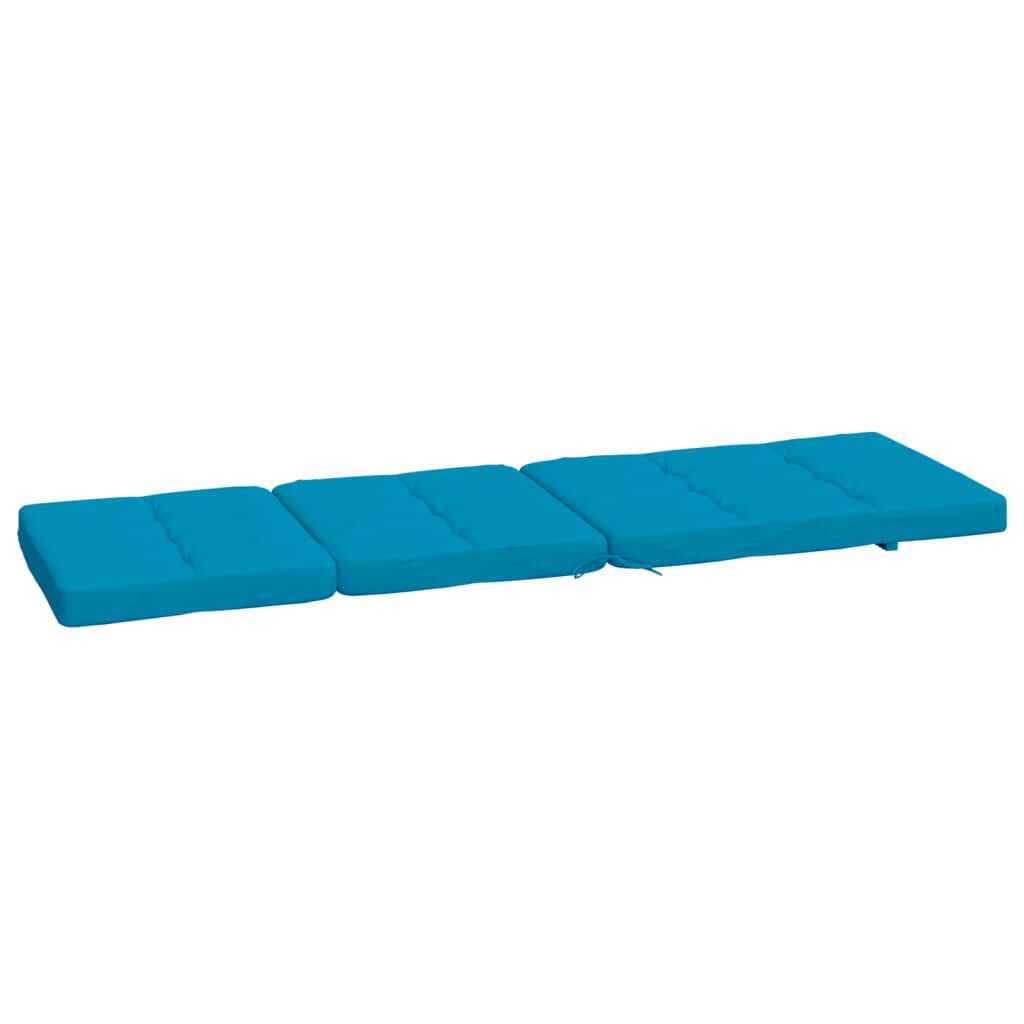 vidaXL Deck Chair Cushions 2 pcs Light Blue Oxford Fabric