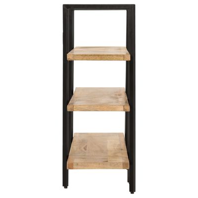 vidaXL 3-Tier Bookcase 160x31x80 cm Solid Mango Wood