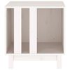 vidaXL Dog House White 50x40x52 cm Solid Wood Pine