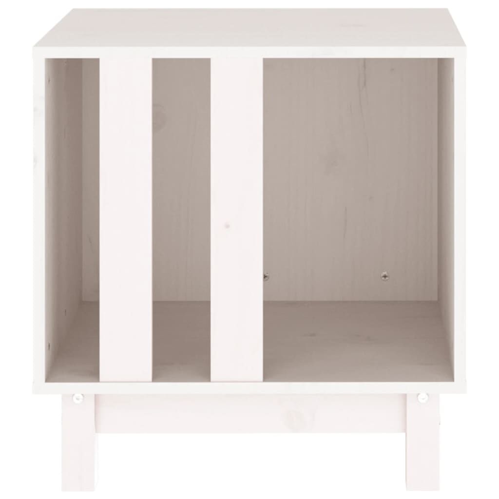 vidaXL Dog House White 50x40x52 cm Solid Wood Pine