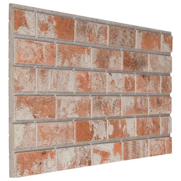 vidaXL 3D Wall Panels with Red Brick Design 10 pcs EPS