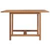 vidaXL Garden Dining Table 110x110x75 cm Solid Wood Teak