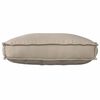 vidaXL Cushion Taupe 70 x 40 x 12 cm Oxford Fabric